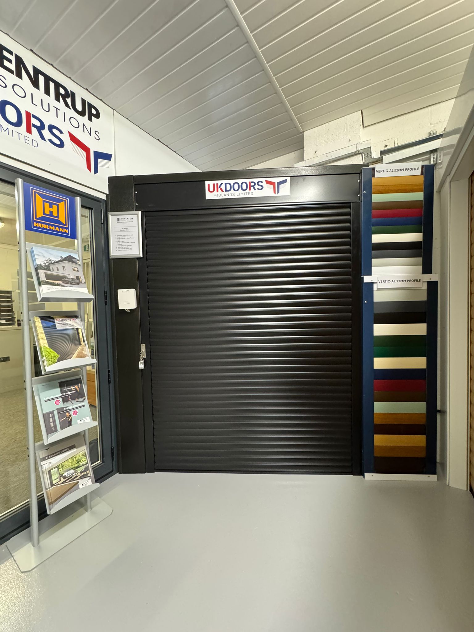 Sectional garage shutter door