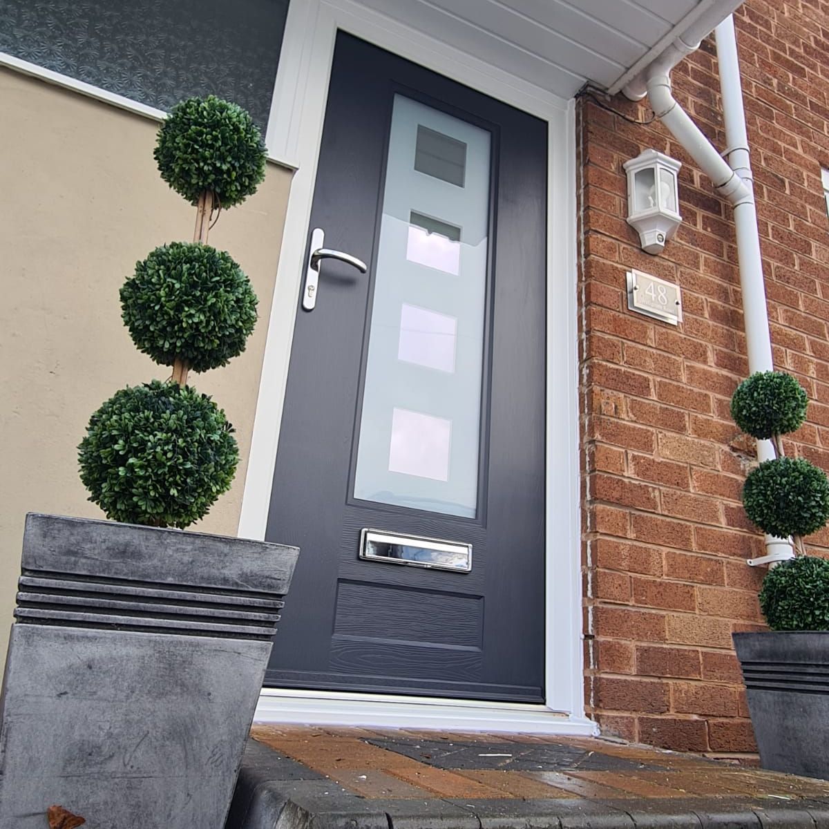 Grey Rockdoor Composite Door