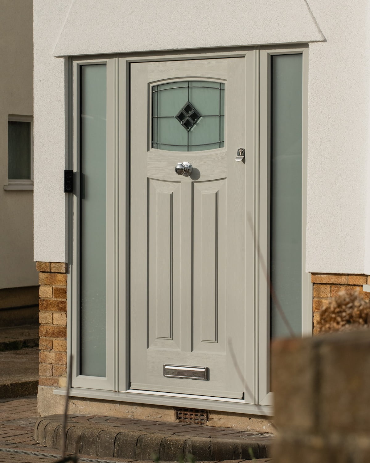 White Composite door