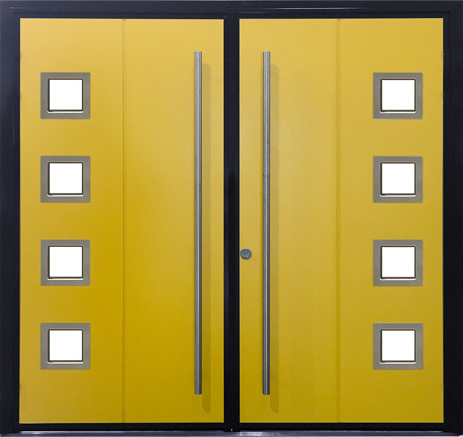 Yellow Teckentrup Garage Door